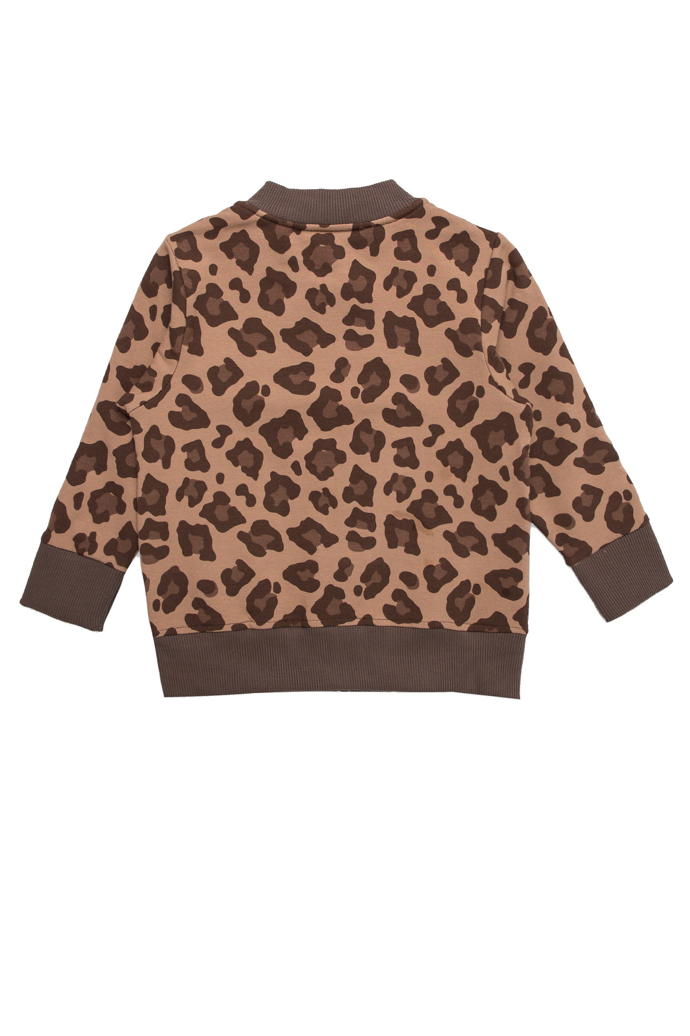 STOER BOMBERVESTJE VOOR KINDEREN | LANG VEST IN LUIPAARD PRINT | MINIKID