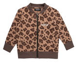 STOER BOMBERVESTJE VOOR KINDEREN | LANG VEST IN LUIPAARD PRINT | MINIKID