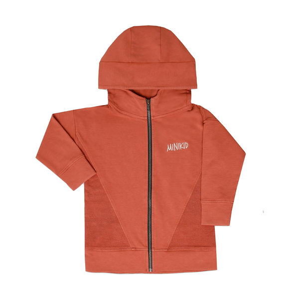 Minikid ZIP HOODIE MOROCCAN BRICK