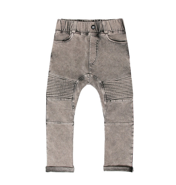 MARBLE GREY BIKER JOGGER