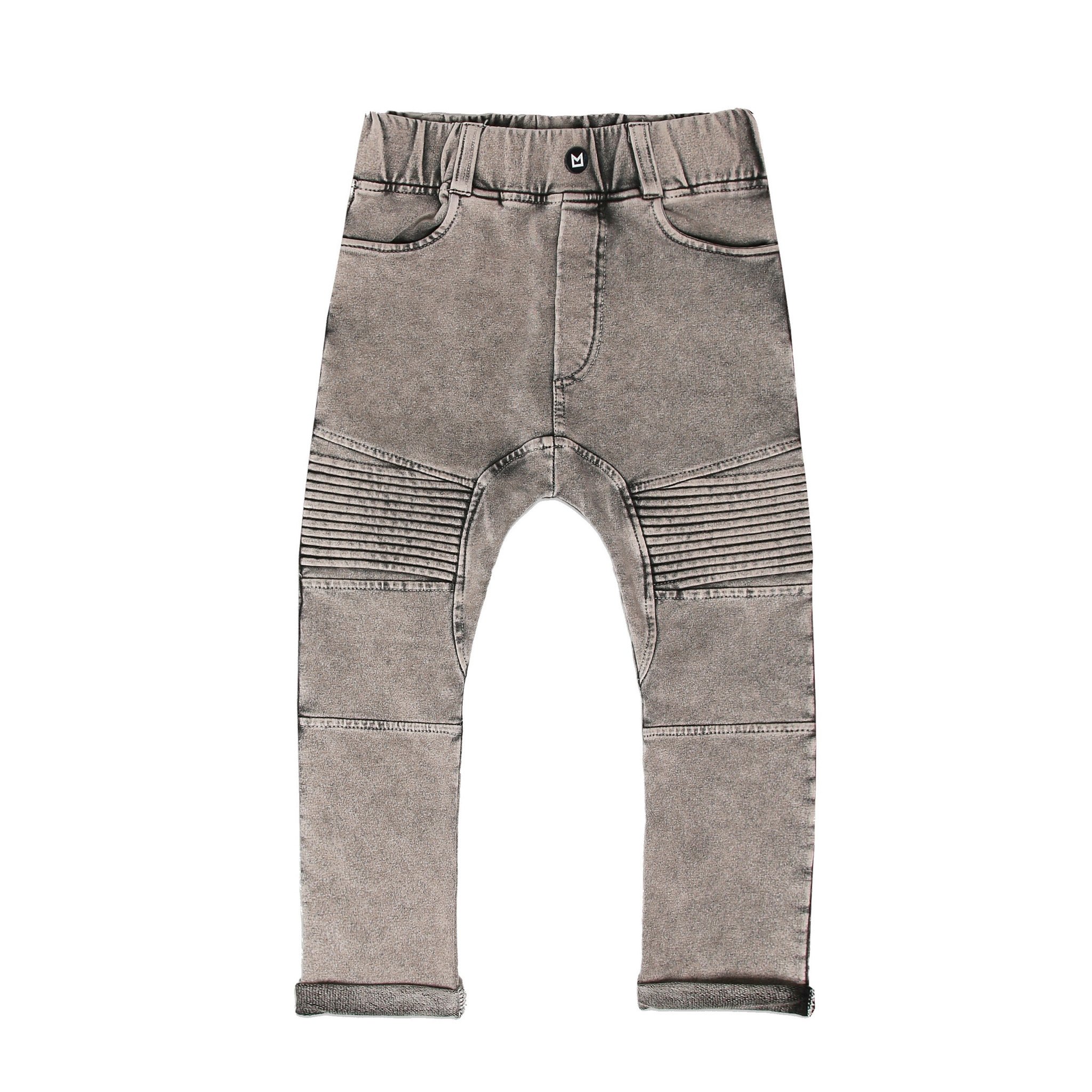 Minikid GREY COMFORTABLE JEANS | JOGGER WITH WASHING | CHILDREN'S STREETWEAR ONLINE