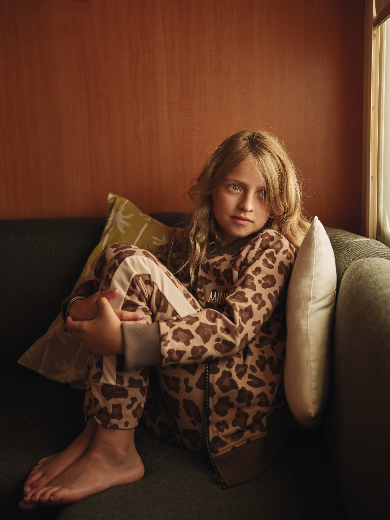 COOL BOMBER VEST FOR KIDS | LONG LEOPARD PRINT VEST | MINIKID