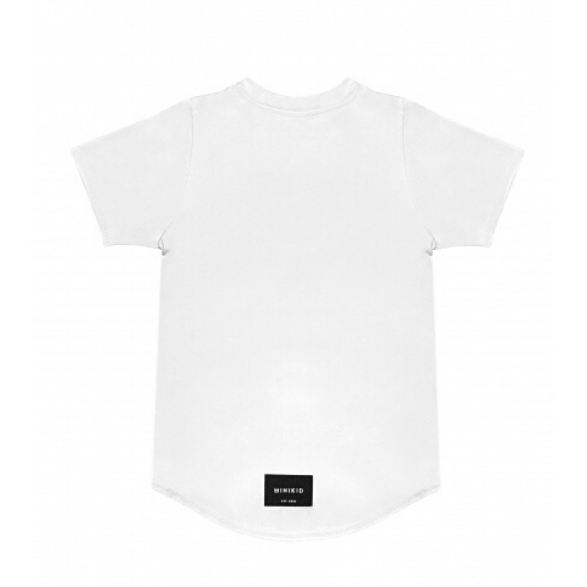 COOL T-SHIRT CHILDREN | WHITE LONGER SHIRT FOR BOYS | MINIKID