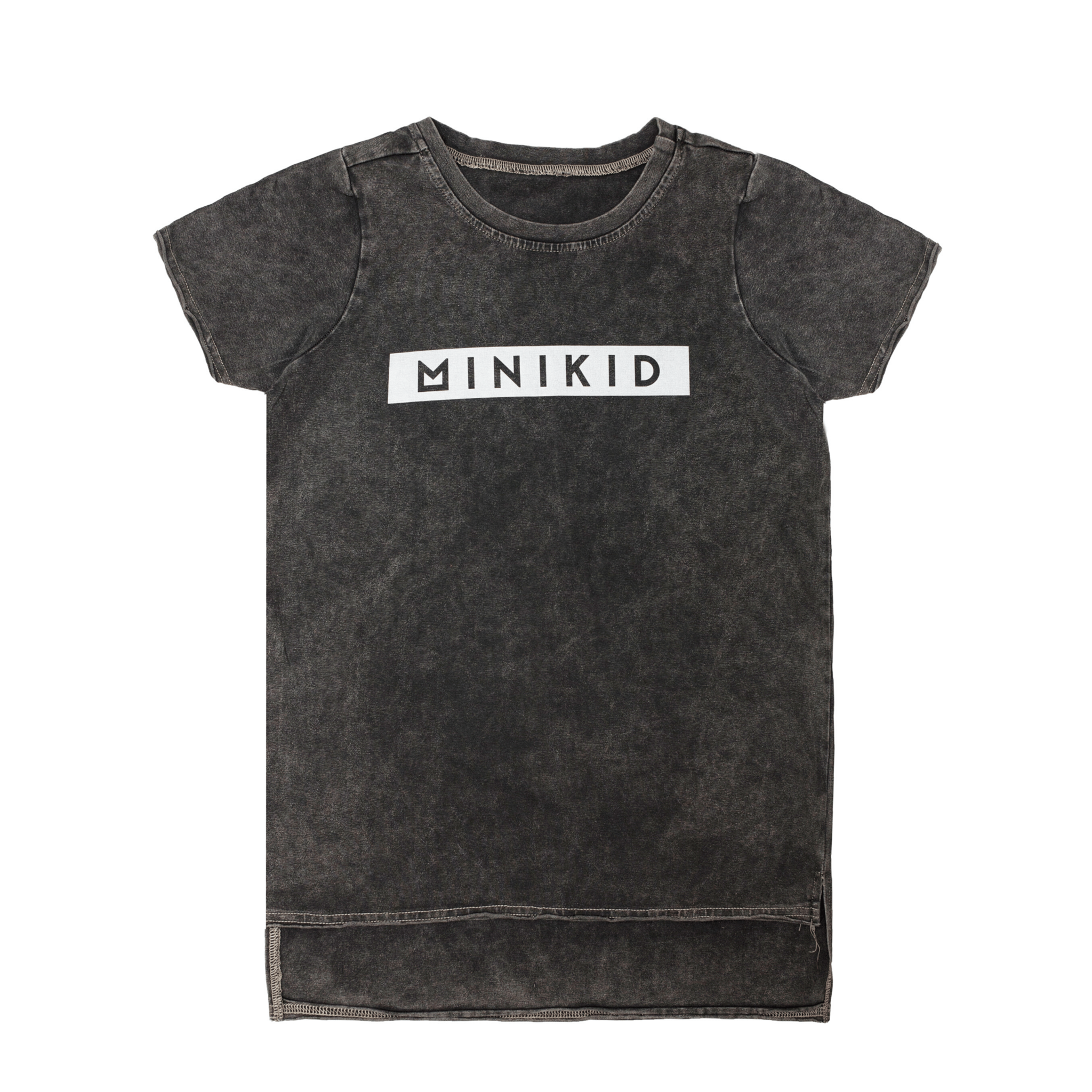 Minikid EXTRA LONG T-SHIRT | GRAY BOLD SHIRT | CHILDREN'S CLOTHING