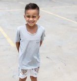 Adam + Yve GRAY T-SHIRT FOR BOYS | COOL SHIRT | CHILDREN'S CLOTHING