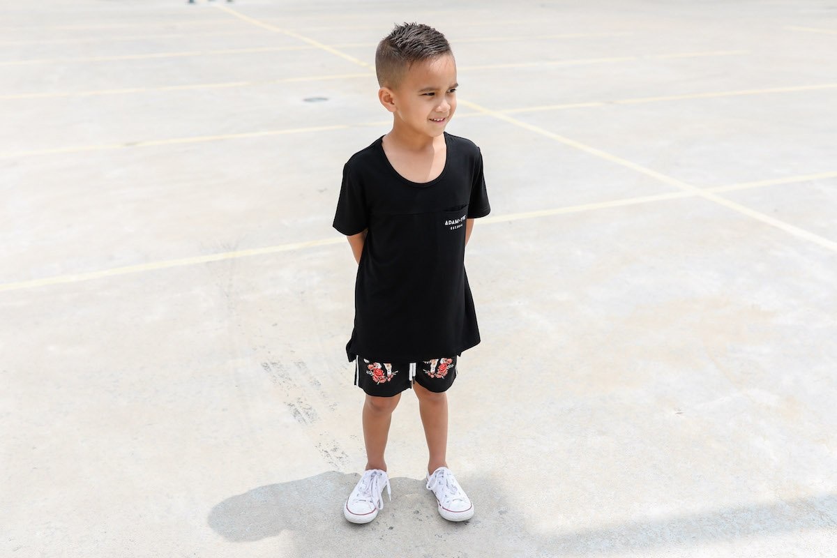 Adam + Yve BLACK T-SHIRT FOR BOYS | COOL SHIRT | CHILDREN'S CLOTHING