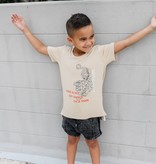 Adam + Yve BEIGE T-SHIRT FOR BOYS | COOL SHIRT | CHILDREN'S CLOTHING