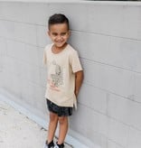 Adam + Yve BEIGE T-SHIRT FOR BOYS | COOL SHIRT | CHILDREN'S CLOTHING