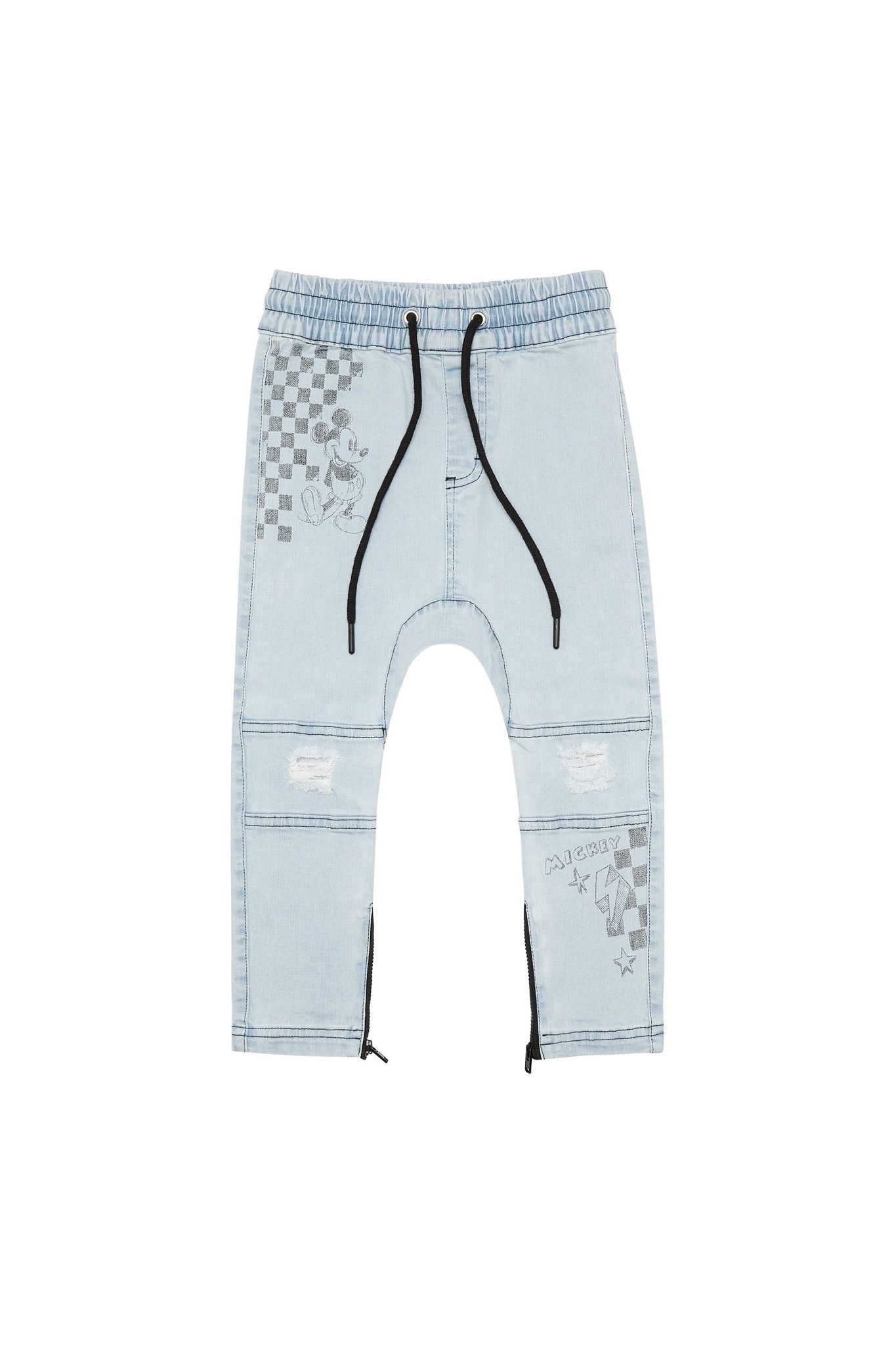 LIGHT BLUE DROP CROTCH DENIM | JEANS FOR BOYS | CHILDREN'S CLOTHING