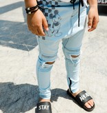 LIGHT BLUE DROP CROTCH DENIM | JEANS FOR BOYS | CHILDREN'S CLOTHING