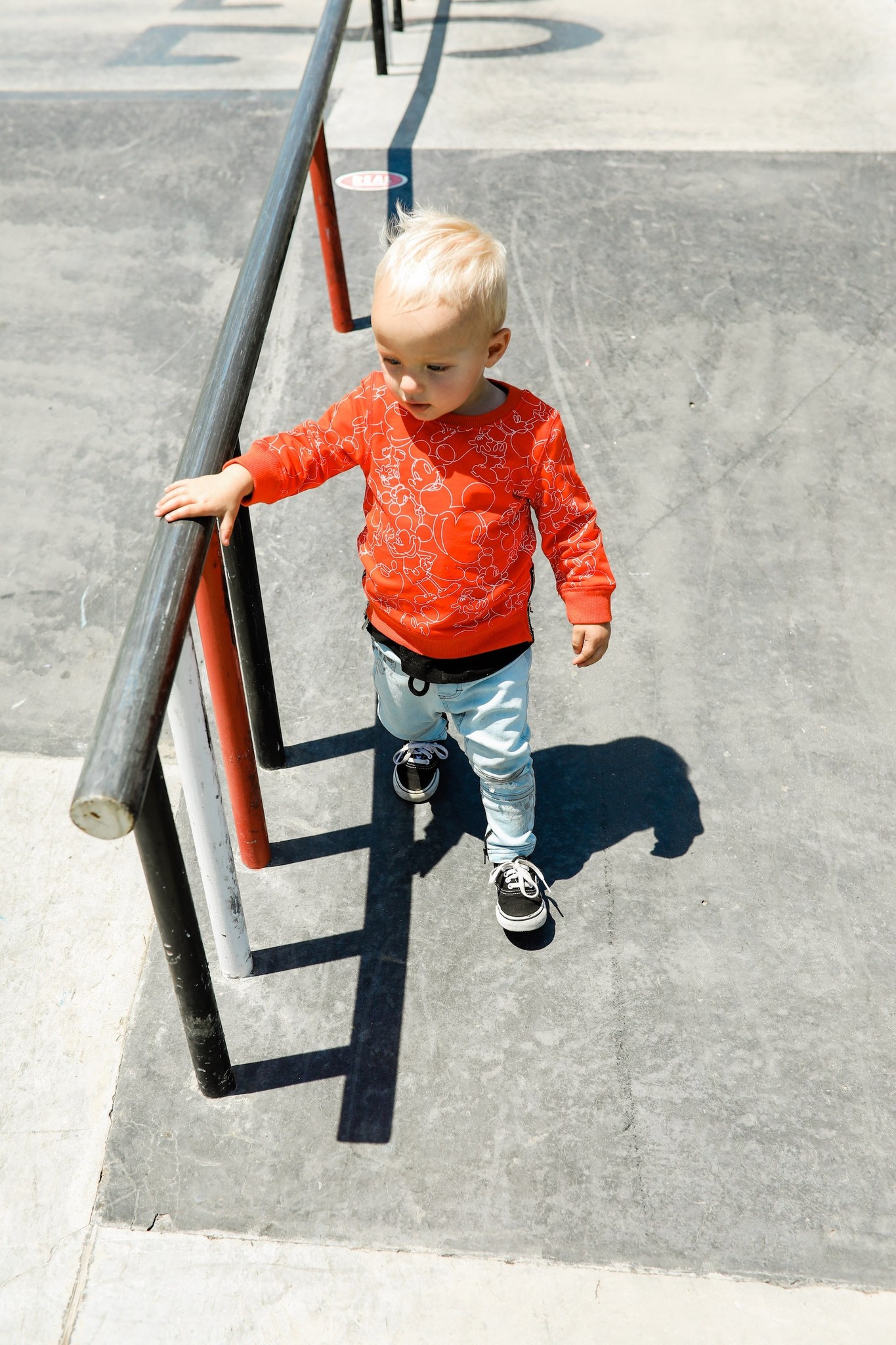 RODE SWEATER VOOR KINDEREN | STOERE LANGERE TRUI | STOERE UNISEX KINDERKLEDING