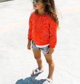 RODE SWEATER VOOR KINDEREN | STOERE LANGERE TRUI | STOERE UNISEX KINDERKLEDING