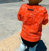 RODE SWEATER VOOR KINDEREN | STOERE LANGERE TRUI | STOERE UNISEX KINDERKLEDING