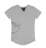 GRIJS BASIC SHIRT VOOR JONGENS | STOERE KLEDING MICKEY MOUSE | KINDERKLEDING