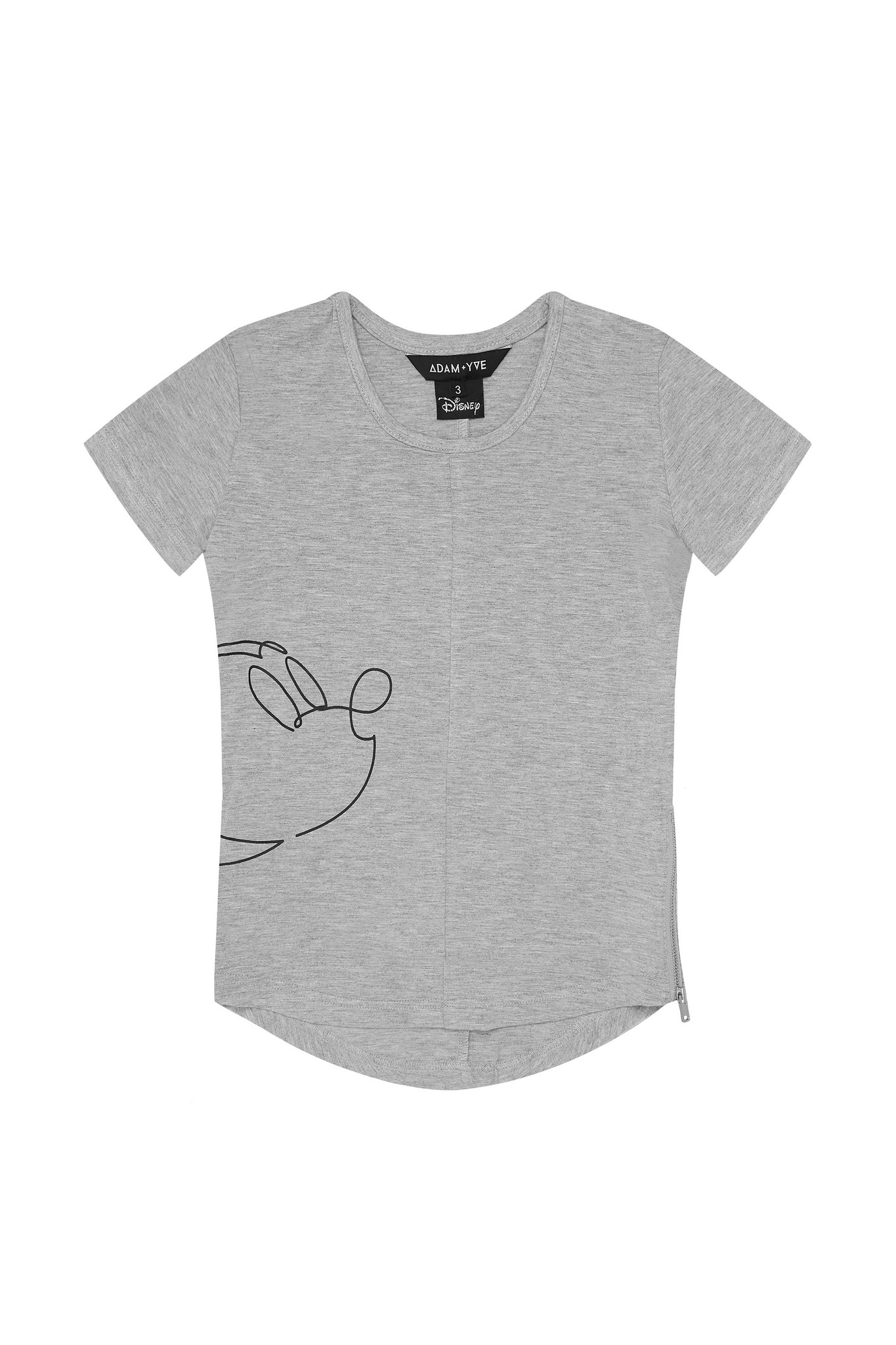 GRIJS BASIC SHIRT VOOR JONGENS | STOERE KLEDING MICKEY MOUSE | KINDERKLEDING