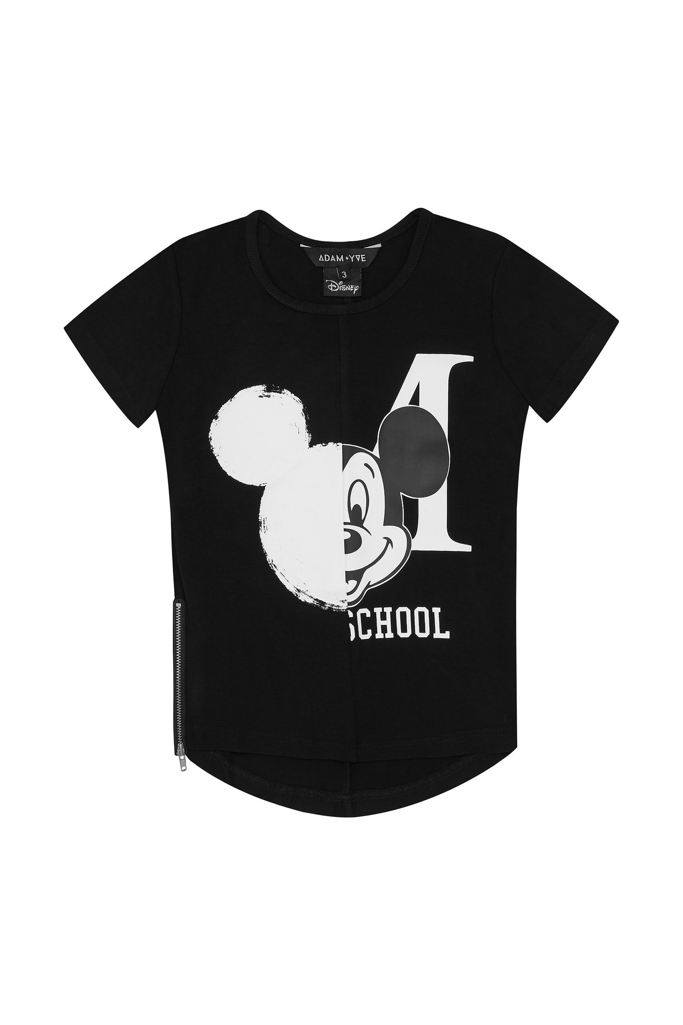ZWARTE BASIC SHIRT VOOR JONGENS | STOERE KLEDING MICKEY MOUSE | KINDERKLEDING