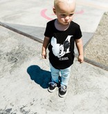 ZWARTE BASIC SHIRT VOOR JONGENS | STOERE KLEDING MICKEY MOUSE | KINDERKLEDING