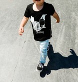 ZWARTE BASIC SHIRT VOOR JONGENS | STOERE KLEDING MICKEY MOUSE | KINDERKLEDING
