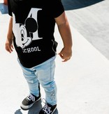 ZWARTE BASIC SHIRT VOOR JONGENS | STOERE KLEDING MICKEY MOUSE | KINDERKLEDING