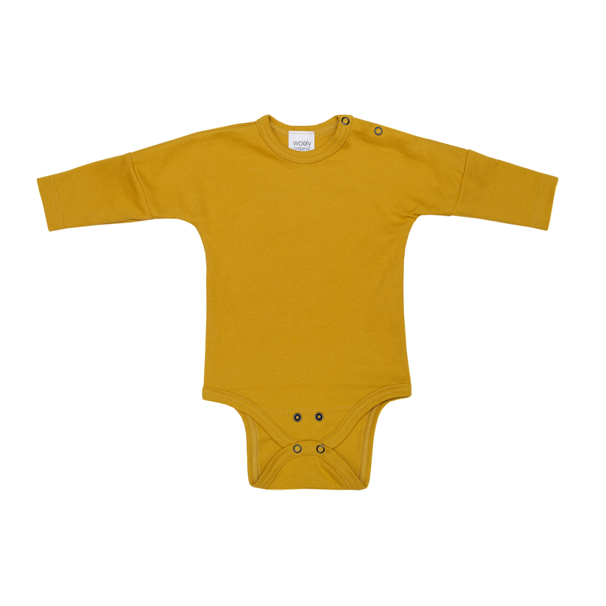 Westers oven Corporation OVERSLAG ROMPER | ROMPER MET LANGE MOUWEN | OKER GEEL - Minis Only |  Kinderkleding en Babykleding