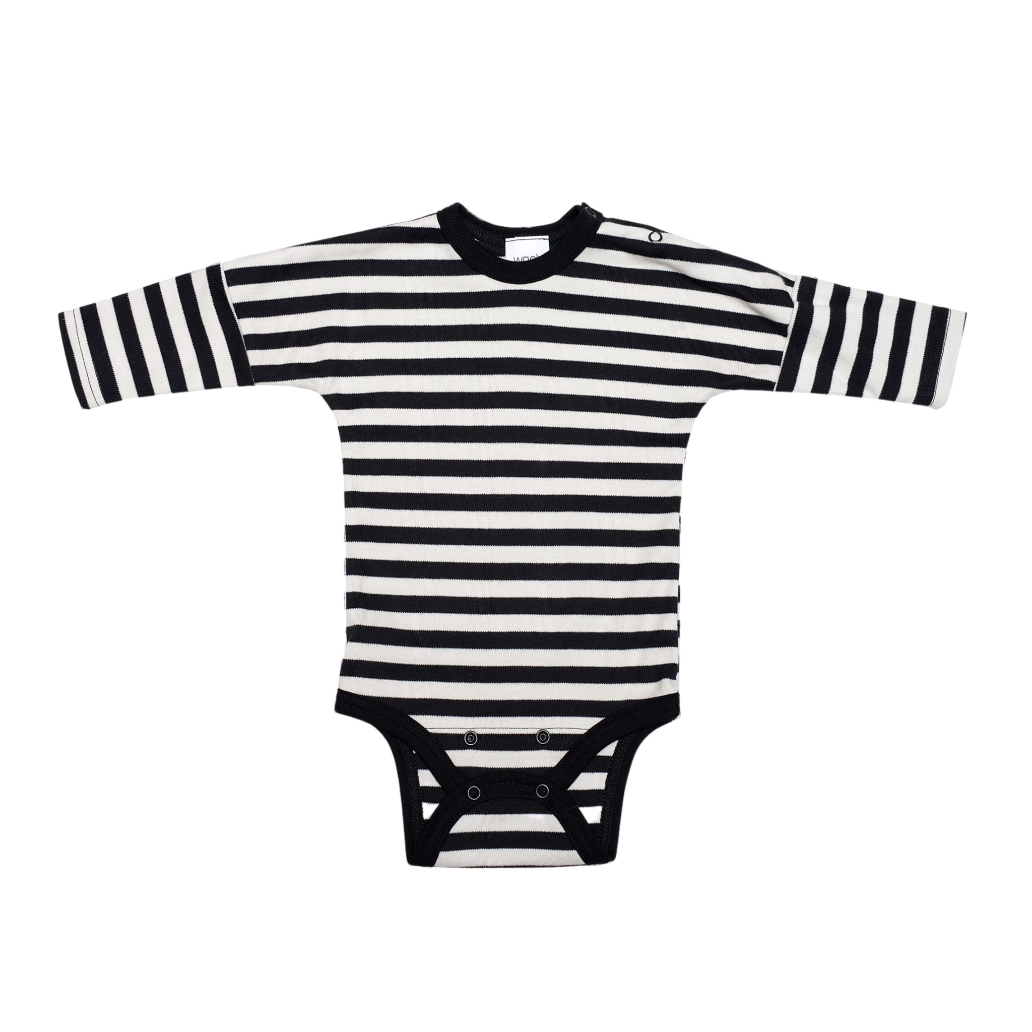 OVERSLAG ROMPER | ROMPER MET LANGE MOUWEN | GESTREEPT