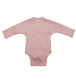 OVERSLAG ROMPER | ROMPER MET LANGE MOUWEN | DUSTY PINK