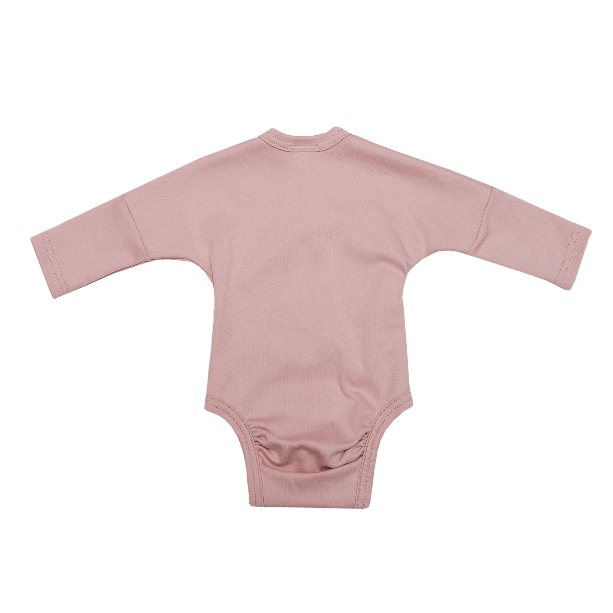 OVERSLAG ROMPER | ROMPER MET LANGE MOUWEN | DUSTY PINK