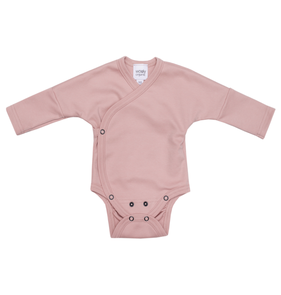 Wooly Organic BODYSUIT - DUSTY PINK