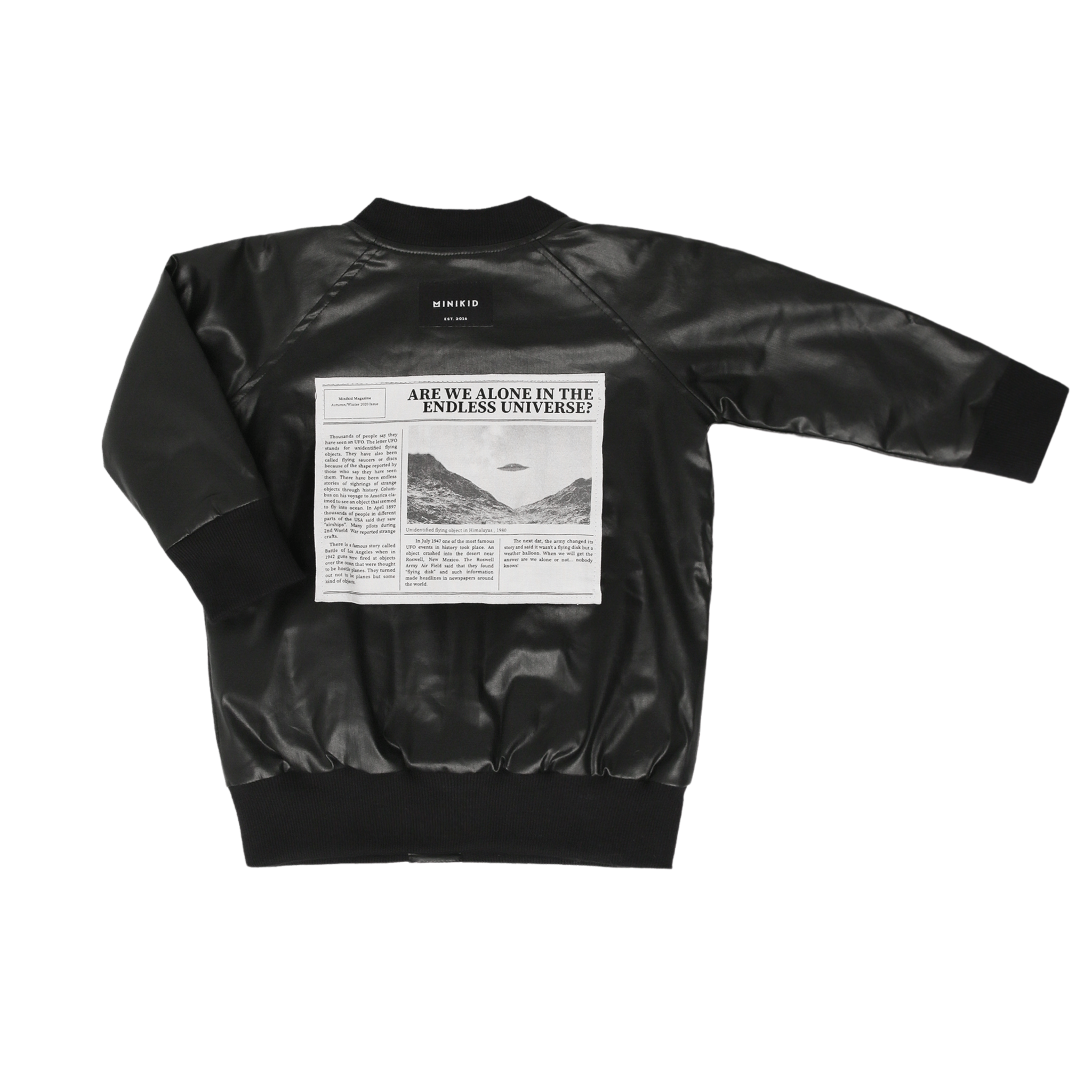 COOL BLACK JACKET FOR CHILDREN | REPELLENT IN-BETWEEN JACKET | MINIKID