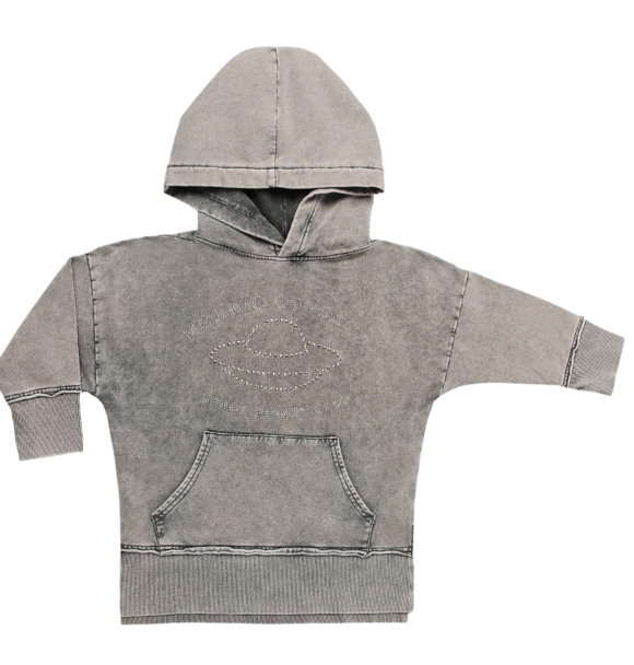 HOODIE ACID GREY UFO