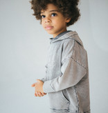 Minikid GRIJZE ACID HOODIE | GRIJZE SWEATER MET CAPUCHON | KINDERKLEDING