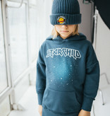 DONKER BLAUWE HOODIE |SWEATER MET CAPUCHON | STOERE KINDERKLEDING