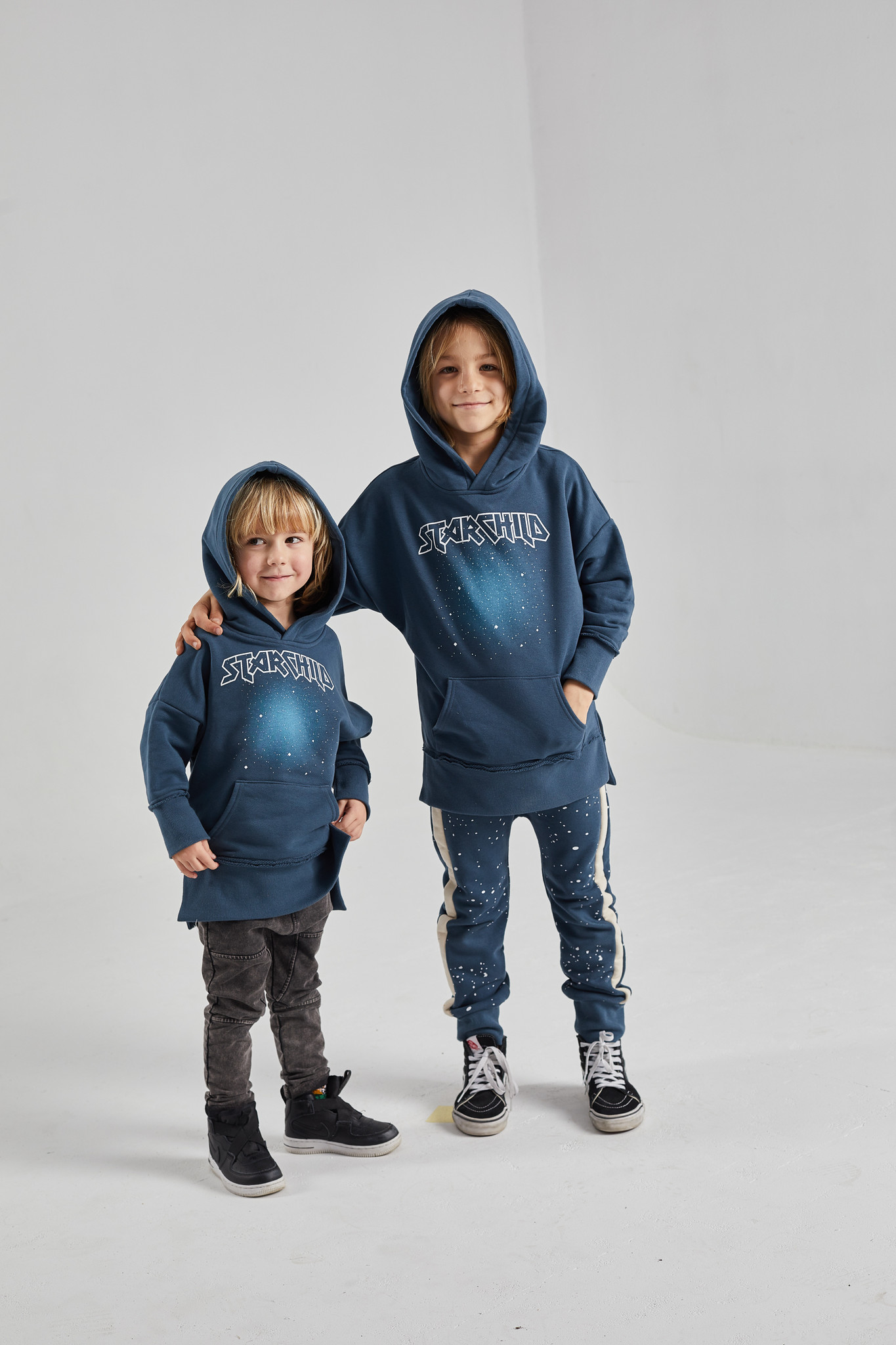 DARK BLUE HOODIE | HOODED SWEATER | COOL KIDS CLOTHING