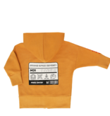 LONGER HOODIE | OCHER YELLOW HOODED CARDIGAN | MINIKID