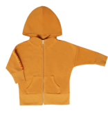 Minikid LONGER HOODIE | OCHER YELLOW HOODED CARDIGAN | MINIKID