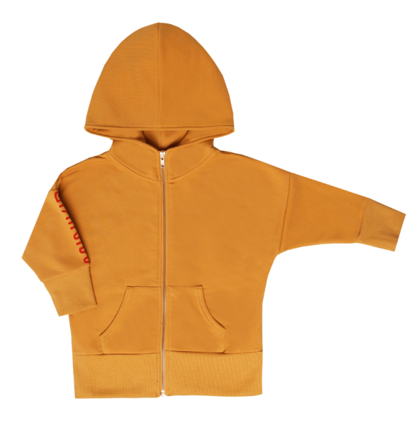 ZIP HOODIE MUSTARD
