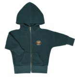 LONG HOODIE | BOTTLE GREEN HOODED CARDIGAN | COOL KIDSWEAR