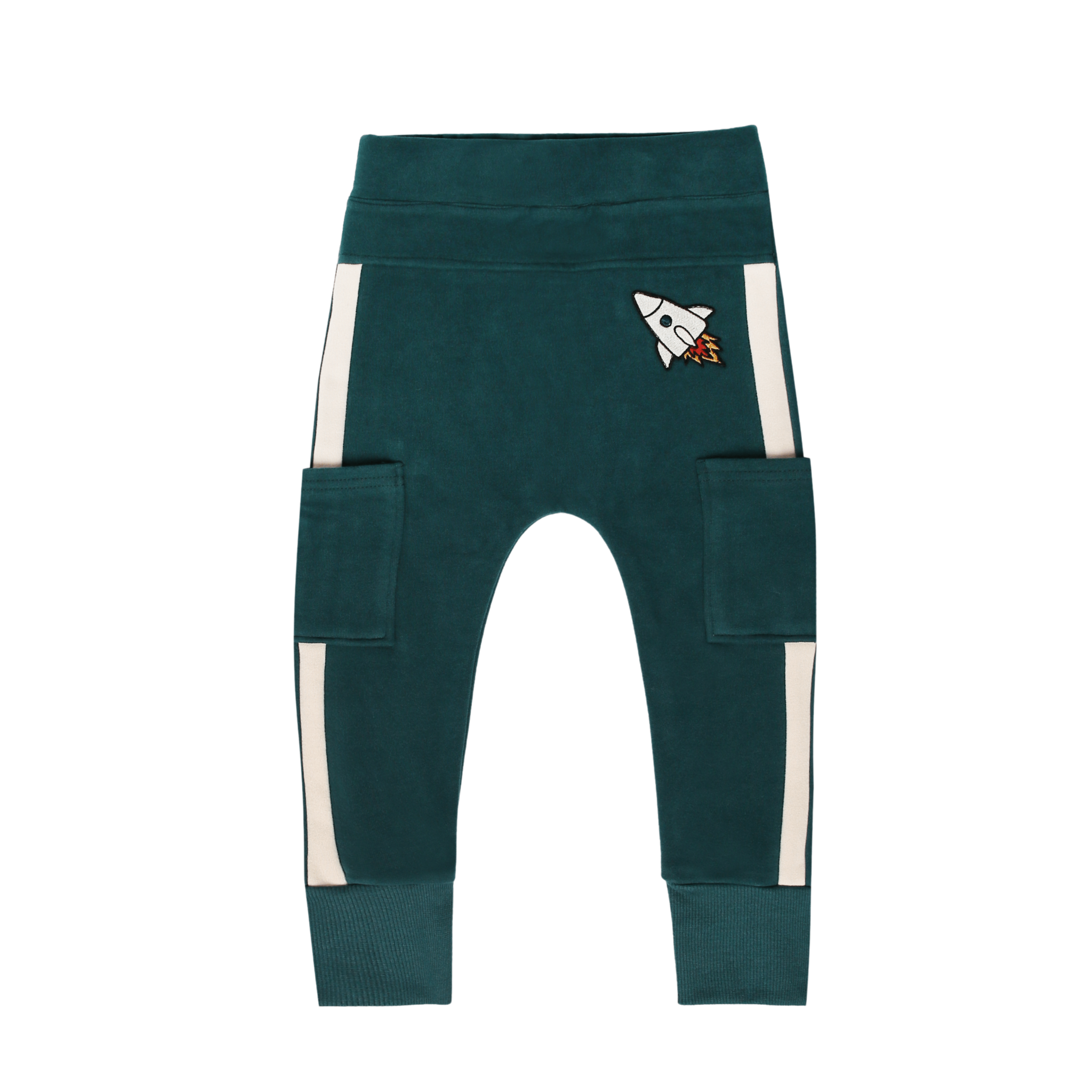 DONKER GROENE JOGGING BROEK | COMFORTABEL BROEKJE | JONGENSKLEDING