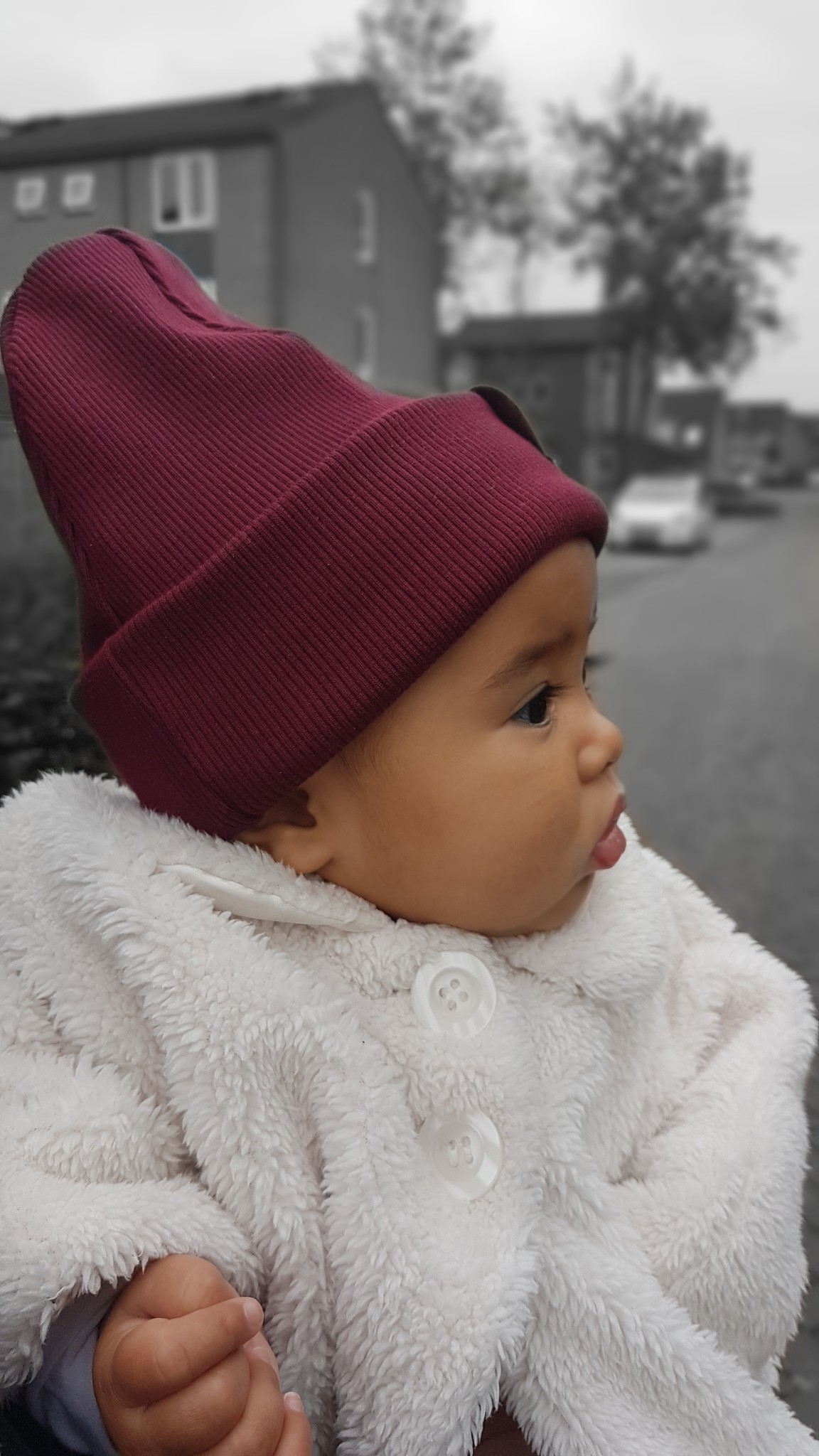 Strojmisie RODE MUTS | KINDER MUTS ROOD | BABY MUTS BORDEAUX ROOD