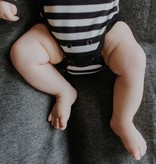 KIMONO ROMPER | LONG SLEEVED BODYSUIT | STRIPED
