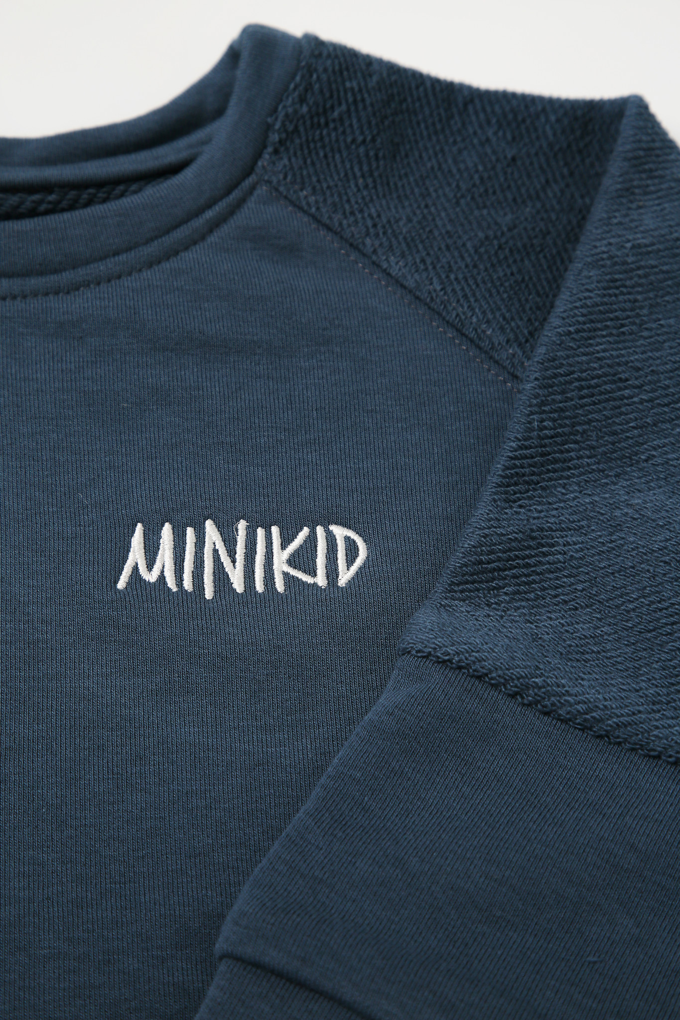 Minikid DARK BLUE SWEATER | UNISEX SWEATER WITH FRONT POCKET | MINIKID