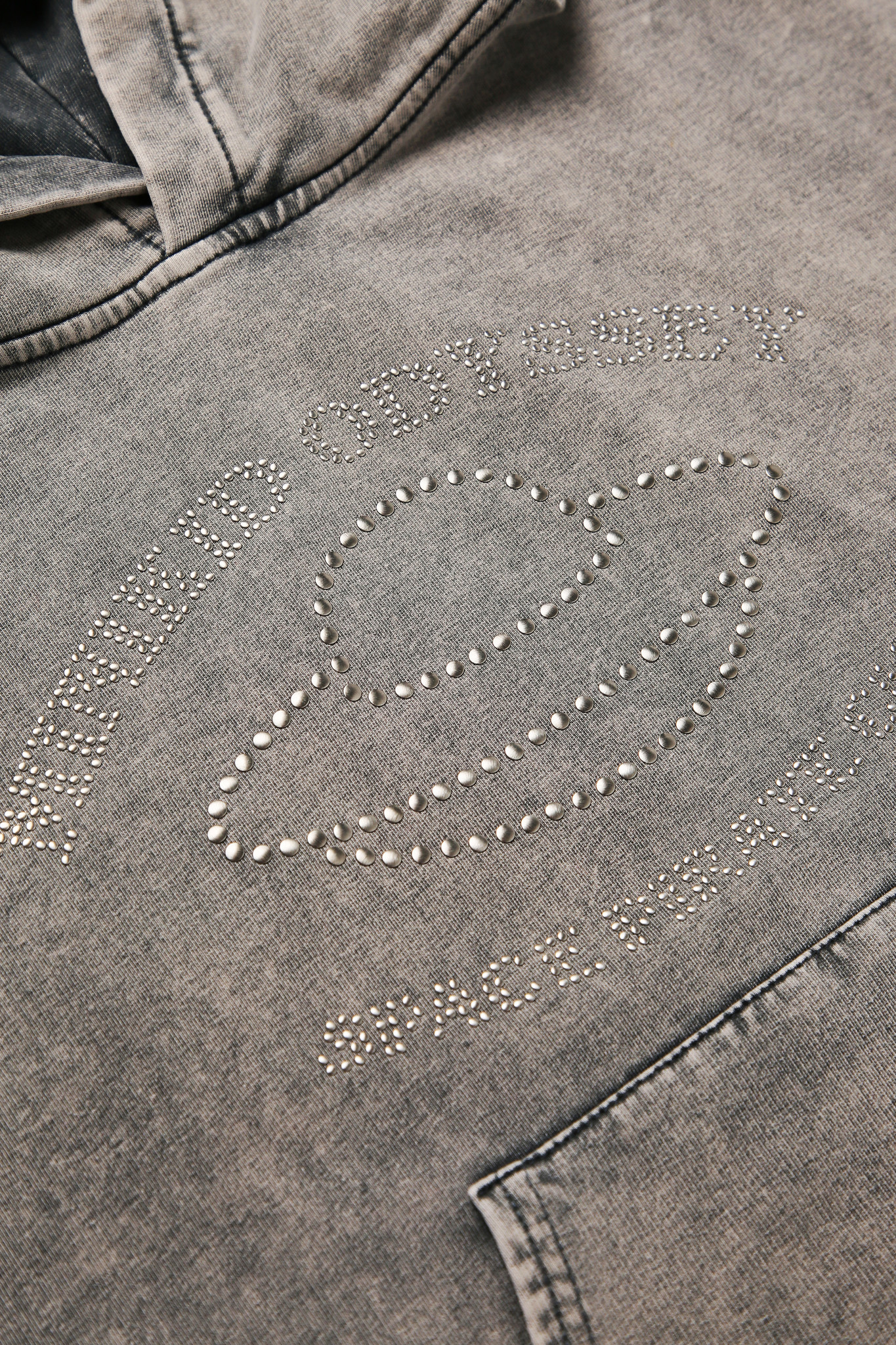 GRIJZE ACID HOODIE | GRIJZE SWEATER MET CAPUCHON | KINDERKLEDING