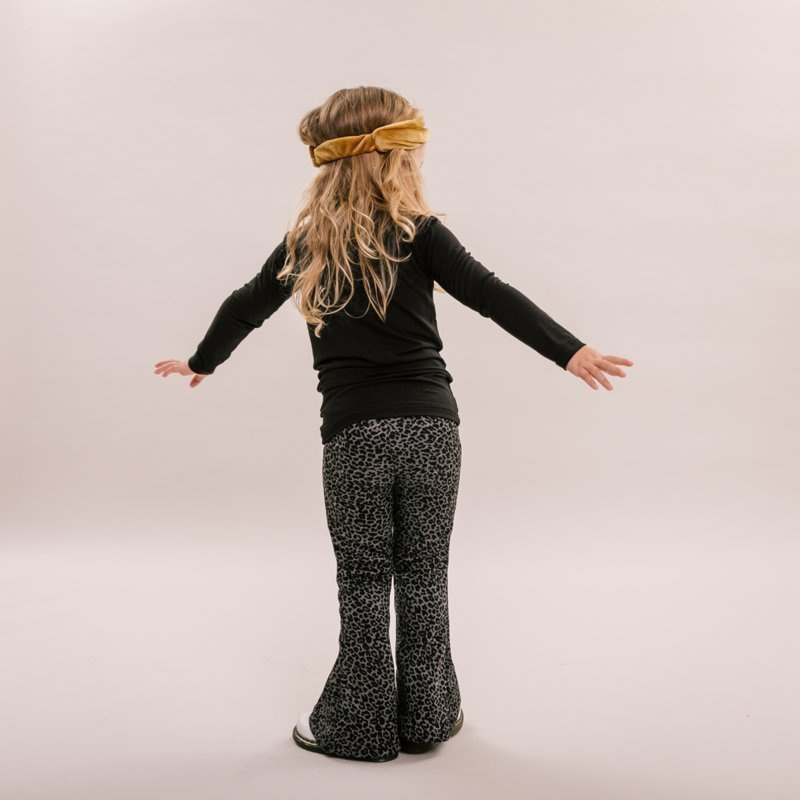 Broek met wijde pijpen meisjes | FLARED BROEK MET LUIPAARD PRINT - Minis  Only | Kinderkleding en Babykleding