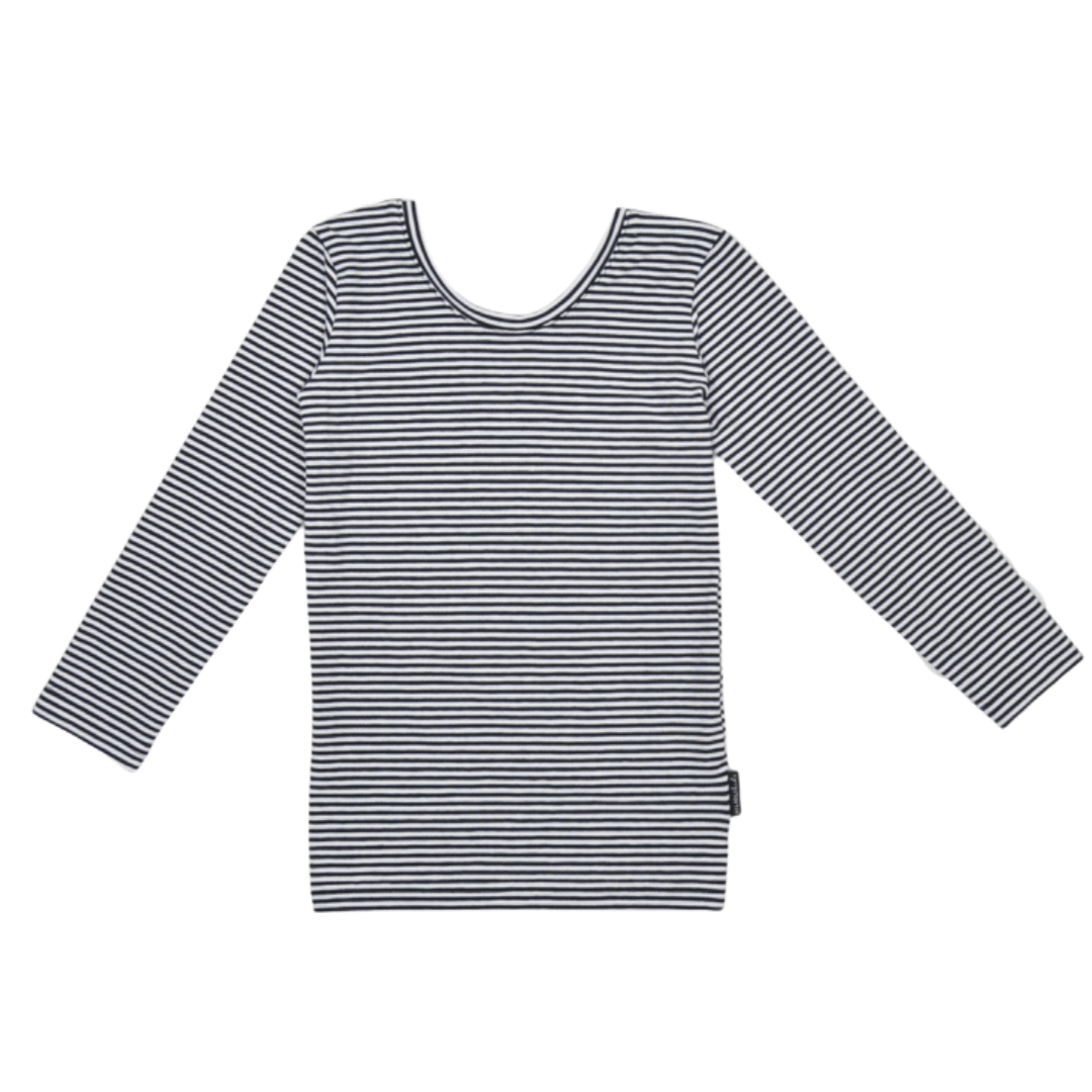 SHIRT MET LAGE RUG | GESTREEPTE LONGSLEEVE VOOR MEISJES | NO LABELS KIDSWEAR