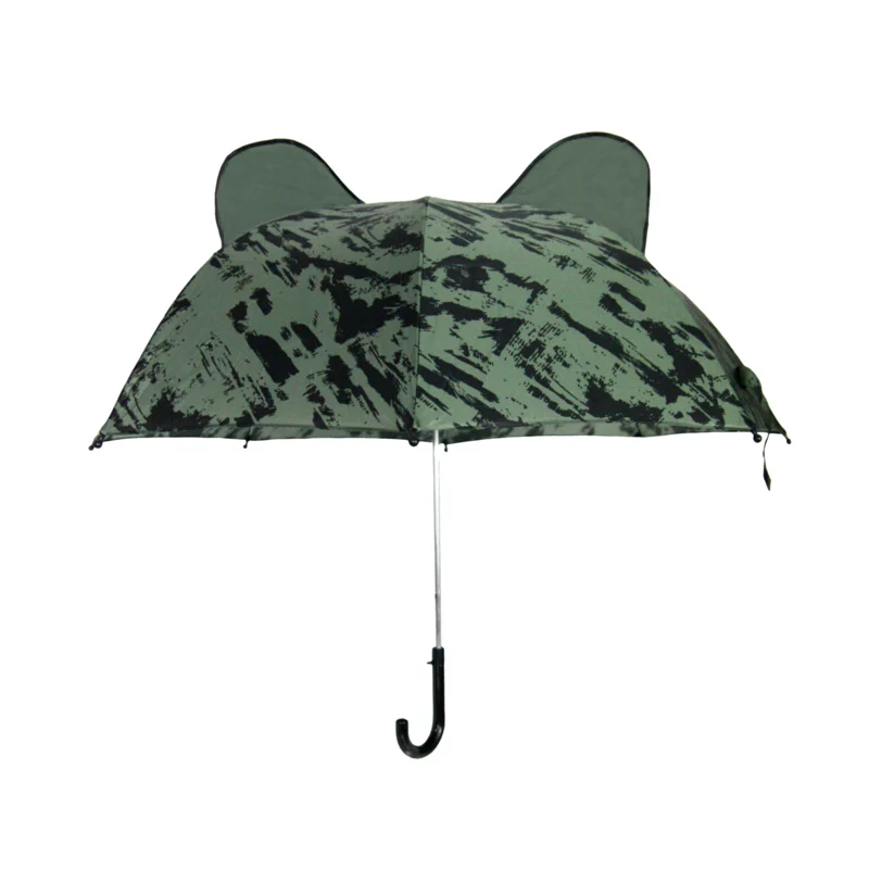 GROENE PARAPLU MET OORTJES | KINDER PARAPLU | VANPAULINE
