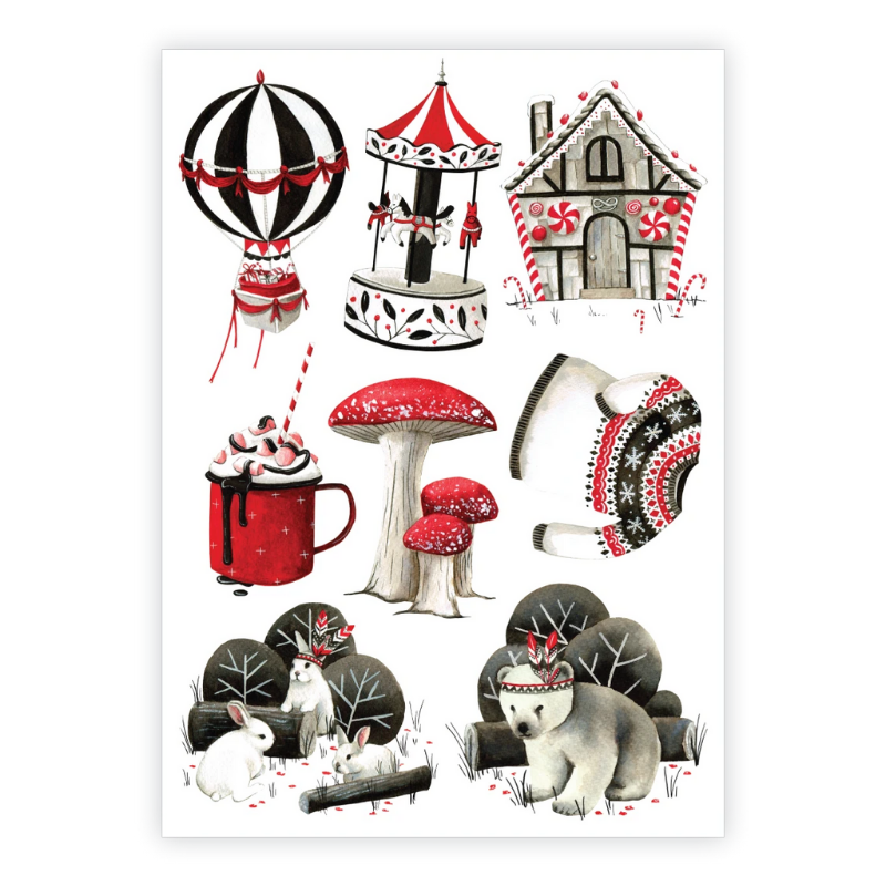 TATTOOS IN WINTER THEME | CHILD TATTOO | TEMPORARY TATTOO