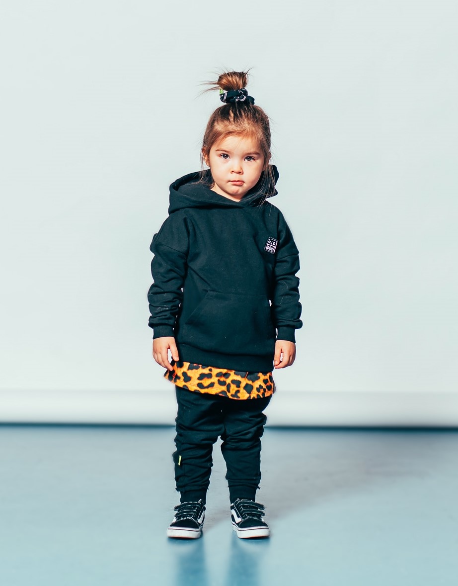 BLACK JOGGER | COMFORTABLE TROUSERS FOR CHILDREN | STREET STYLE KIDSWEAR