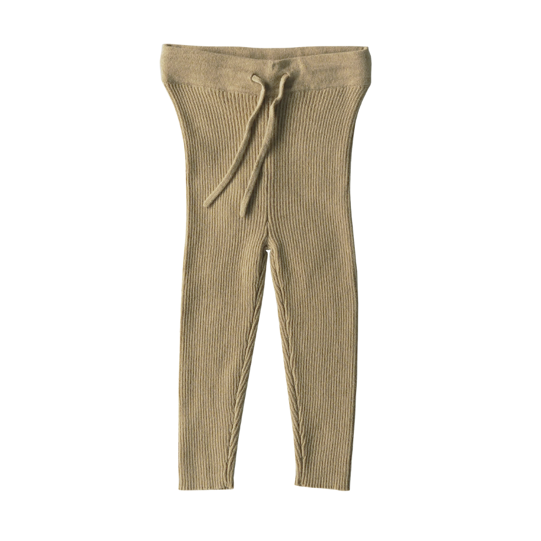 FIJN GEBREIDE LEGGING | PRACHTIG BABY BROEKJE VAN RIB KATOEN