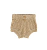 LIGHT BROWN KNITTED BLOOMER | KNITTED SHORT PANTS | BABY CLOTHING