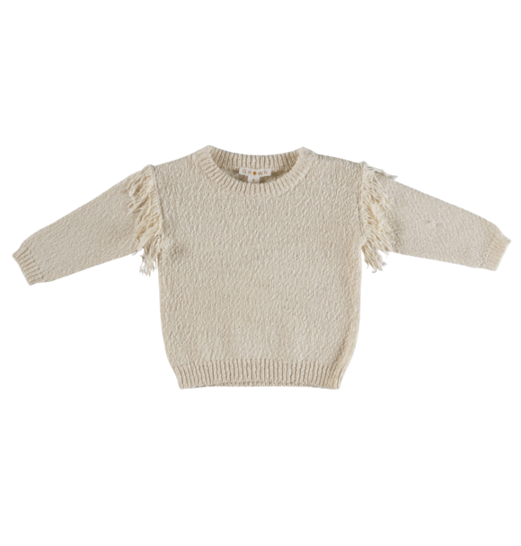 FRILL PULLOVER MILK